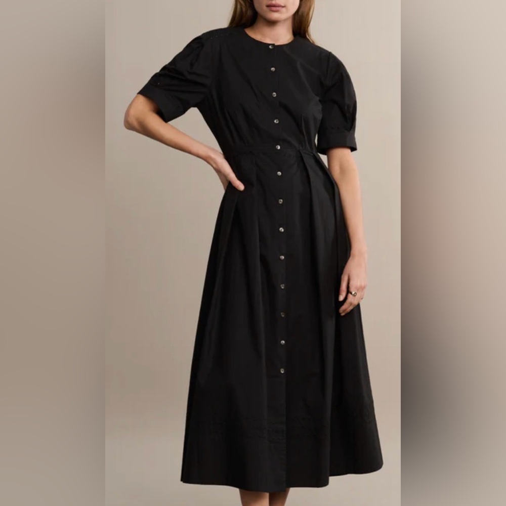 NWT Jenni Kayne Harper Dress in Black - Size XL MSRP $495